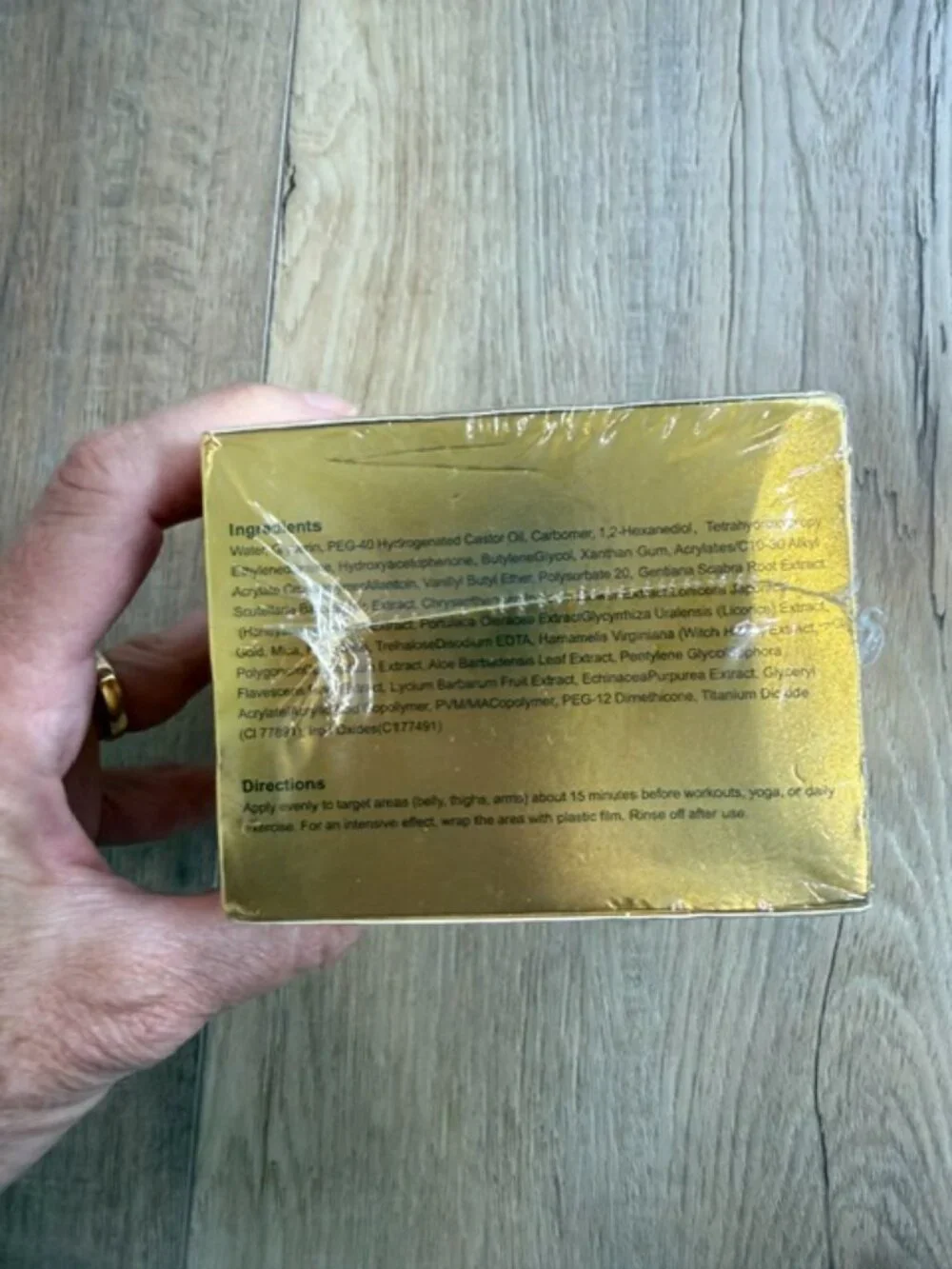 NEW Cryo Thermo Firming Gold Gel Sealed Package 7.05 Oz.